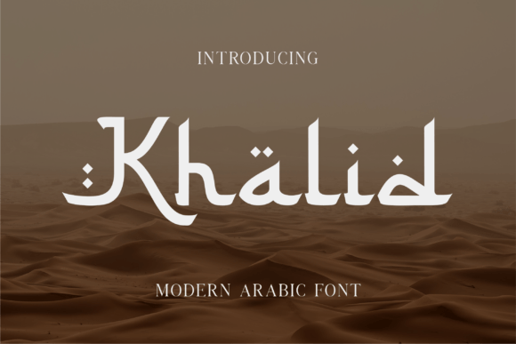 Khalid Modern Arabic Typeface