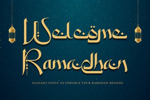 Welcome Ramadhan Arabic Display Typeface