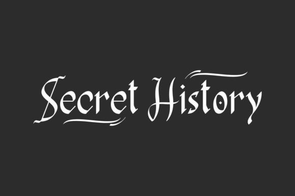 Secret History Medieval Gothic Typeface
