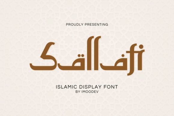 Sallafi Arabic-Style Display Font