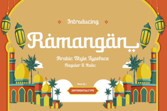 Ramangan Arabic-Style Display Font