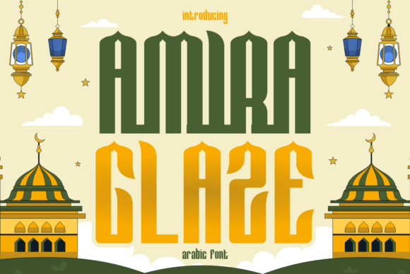 Amira Glace Arabic-Inspired Display Font