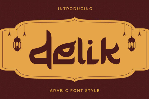 Delik Arabic-Inspired Display Font