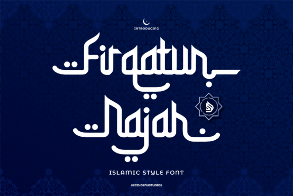 Firqatun Najah Islamic Geometric Kufic Font
