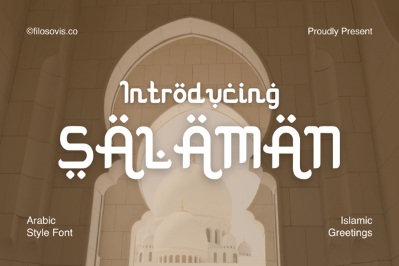 Salaman Playful Arabic-Style Display Font