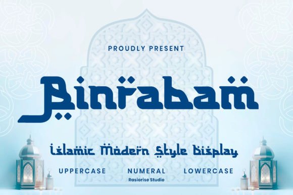 Binrabam Arabic Modern Typeface