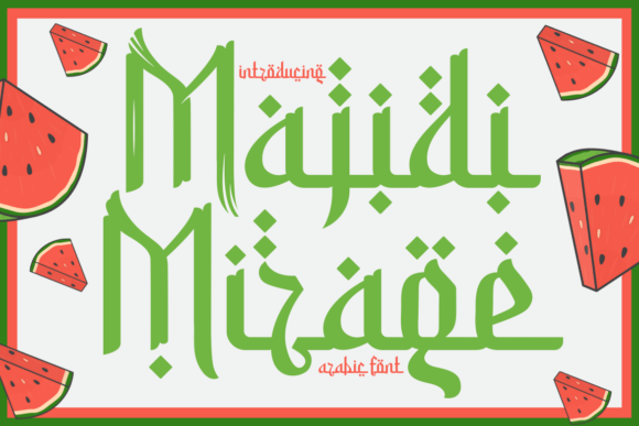 Majidi Mirage Arabic Calligraphy Font