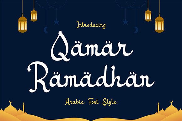 Qamar Ramadhan Arabic Calligraphy Font