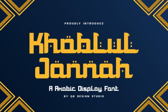 Khoblul Jannah Arabic Calligraphy Display Typeface