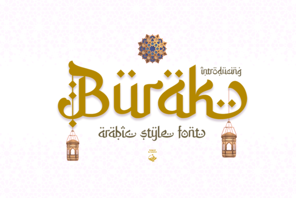 Burak Signature Arabic Typeface