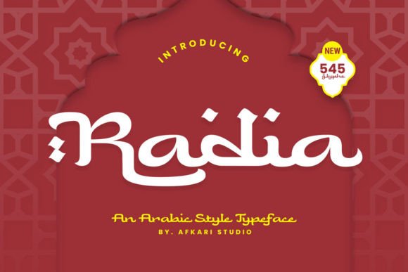 Radia Arabic-Style Ramadan Typeface