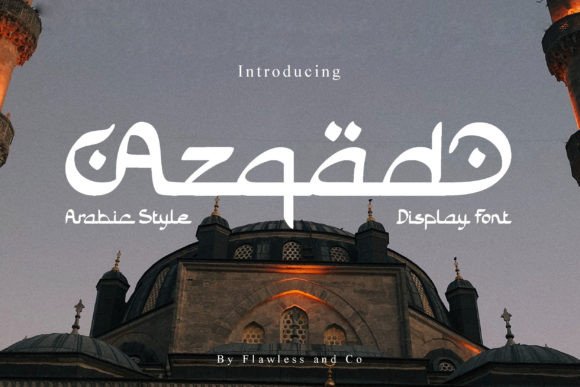 Azqad Arabic Calligraphy Font