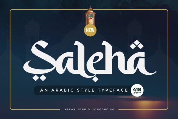 Saleha Arabic Display Typeface