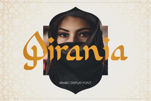 Qirania Arabic-Inspired Calligraphy Display Font