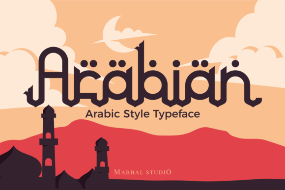Arabian Elegant Arabic-Style Display Font
