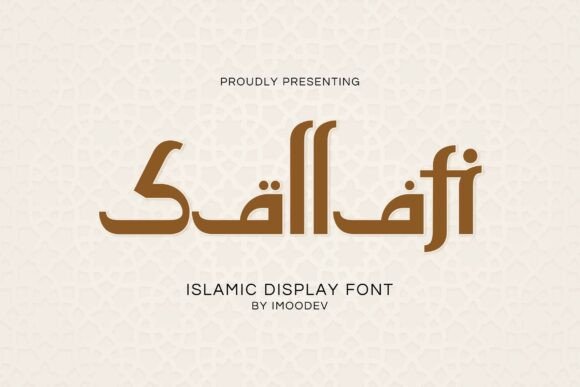 Sallafi Islamic Geometric Display Font