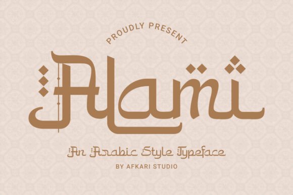Alami Modern Arabic Script Typeface