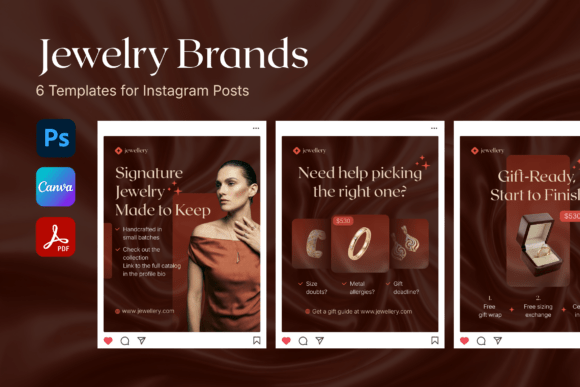 Luxury Jewelry Instagram Template