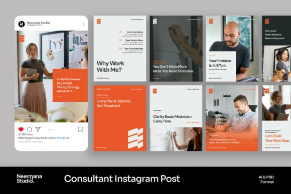Consulting Services Instagram Template