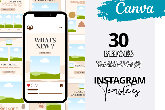 Modern Instagram Templates for Canva