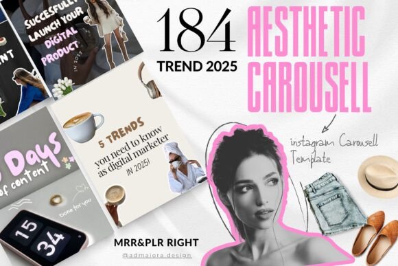 Aesthetic Instagram Carousel Templates