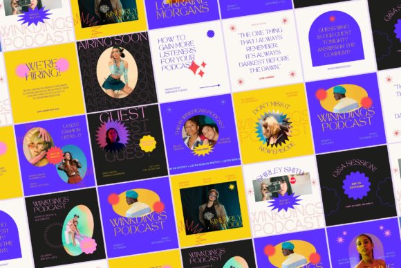 Vibrant Instagram Design Pack