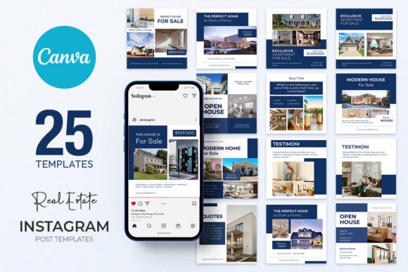 Instagram Post Templates for Real Estate