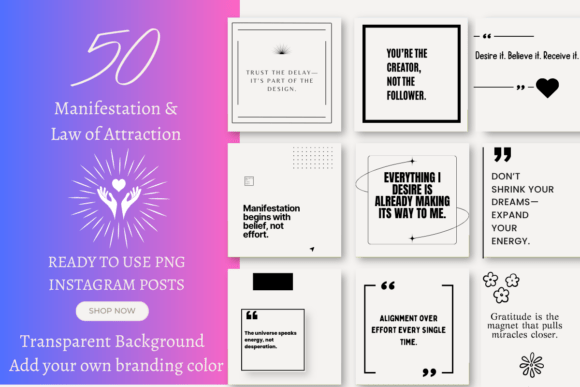 Instagram Manifestation Quote Pack