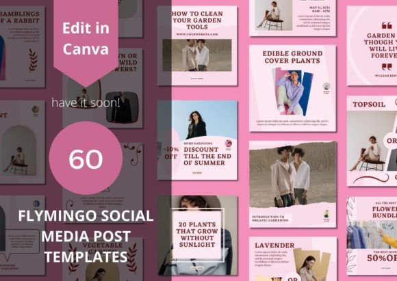 Flymingo Social Media Canva Templates