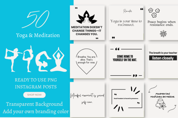 Serene Yoga & Meditation Instagram Collection