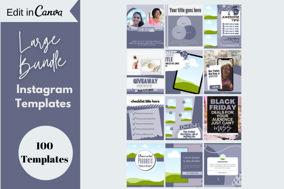 Customizable Instagram Canva Templates