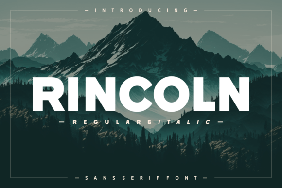 Rincoln Bold Geometric Sans