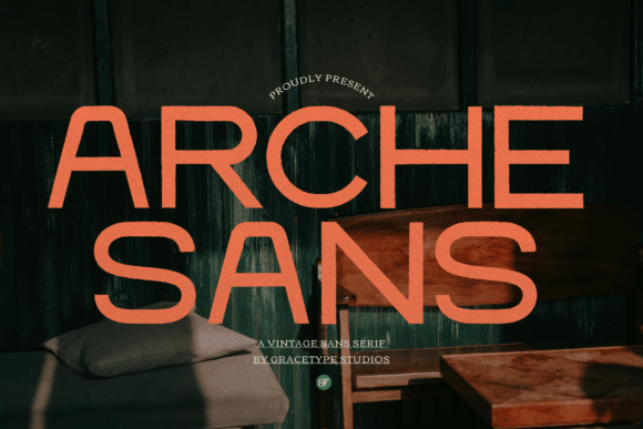 Arche Sans Vintage Geometric Typeface