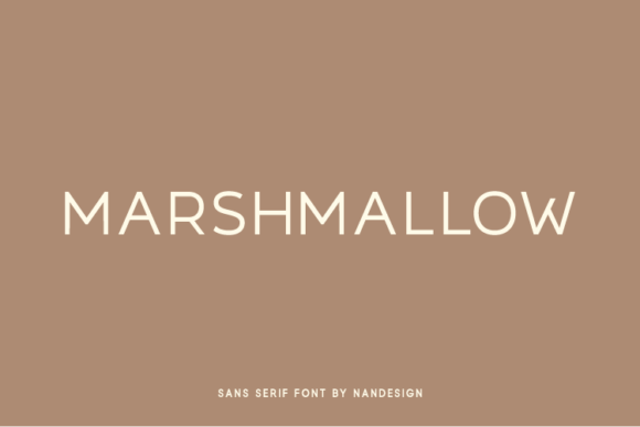 Marshmallow Sans Serif Display Font