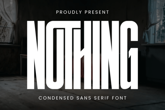 Nothing Ultra-Condensed Sans Typeface