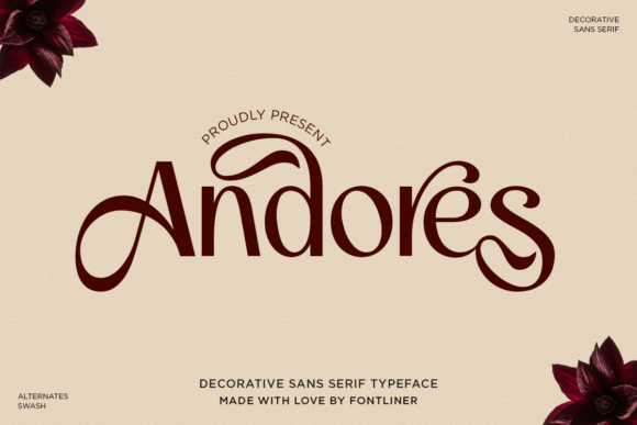 Andores Decorative Sans Typeface