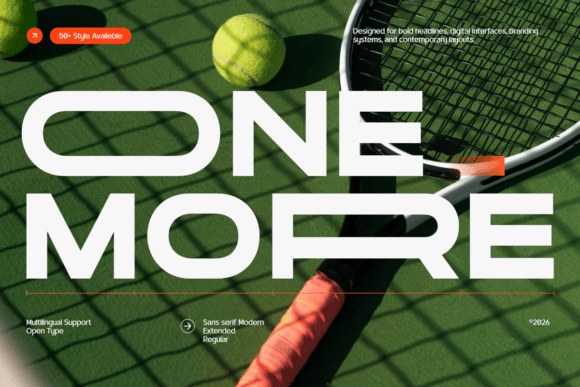 One More Geometric Sans Typeface