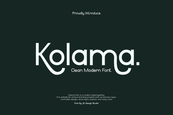 Kolama Clean Modern Font