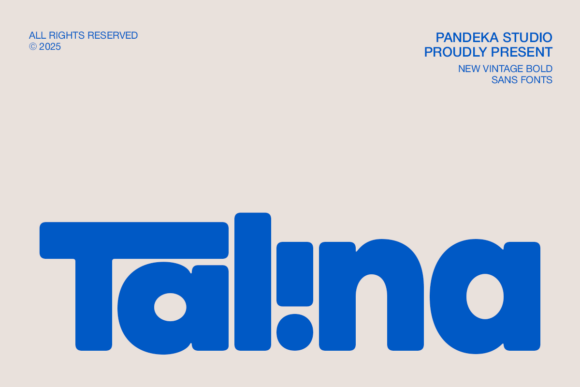 Talina Bold Rounded Sans