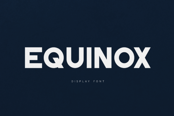 Equinox Celestial Display Font
