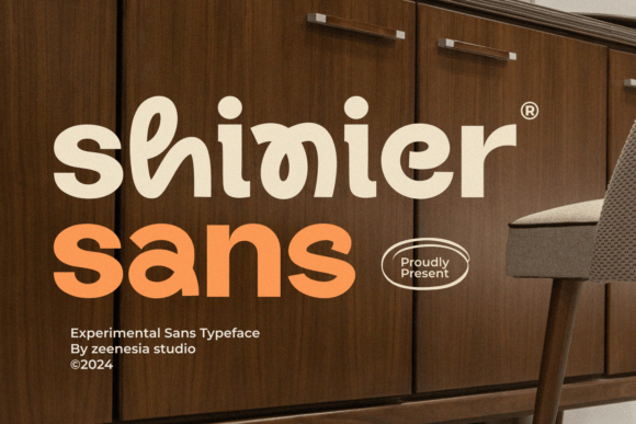 Shinier Experimental Sans Typeface