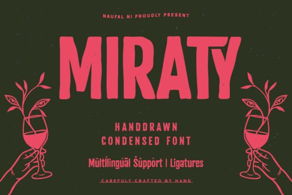 Miraty Hand-Drawn Sans Serif Typeface
