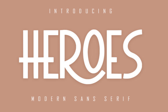 Heroes Modern Daring Sans Serif Font