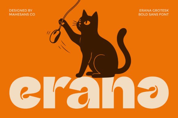 Erana Grotesk Retro Sans Serif