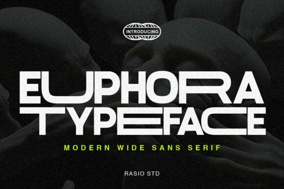 Euphora Wide Modern Sans Typeface