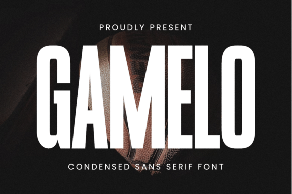 Gamelo Condensed Bold Sans Serif