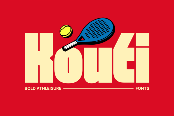 Kouti Athleisure Display Typeface