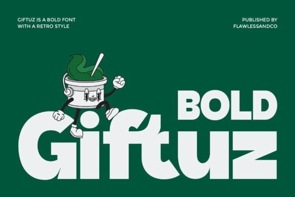 Giftuz Bold Retro Sans Serif