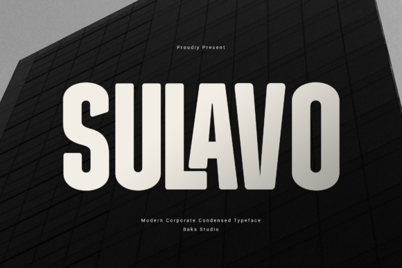 Sulavo Skyscraper Geometric Font