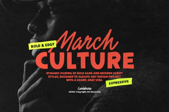 March Culture Font Duo